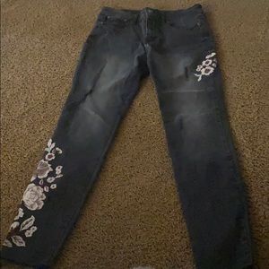 Black high waisted skinny jeans